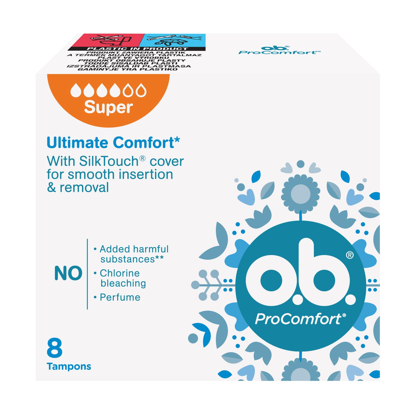 Тампони o.b. ProComfort Super, 8 шт